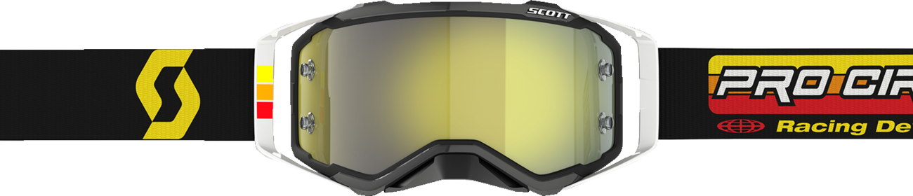 SCOTT Pro Circuit Prospect Goggles - Black/White - Yellow 285540-1007289