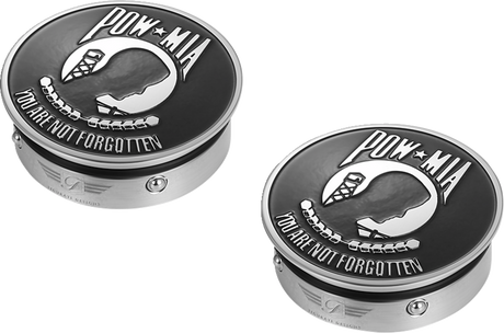 FIGURATI DESIGNS Swing Arm Covers - POW MIA - Custom FD50-POW-SS