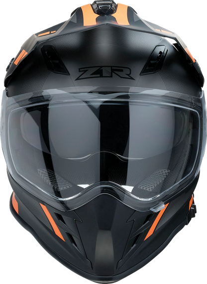 Z1R Range Helmet - Uptake - Black/Orange - Medium 0140-0116