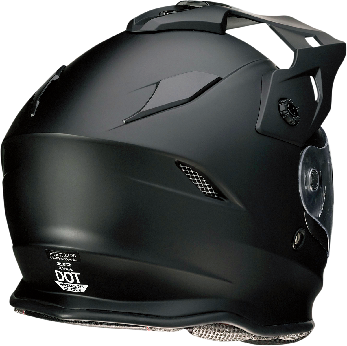 Z1R Range Dual Sport Helmet - Flat Black - XS 0101-10868