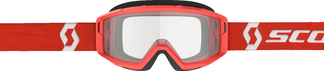 SCOTT Primal Goggles - Red - Clear 278598-0004043