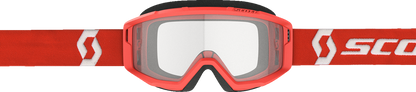 SCOTT Primal Goggles - Red - Clear 278598-0004043