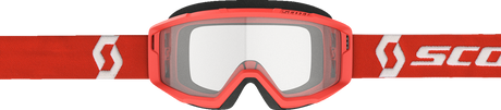 SCOTT Primal Goggles - Red - Clear 278598-0004043