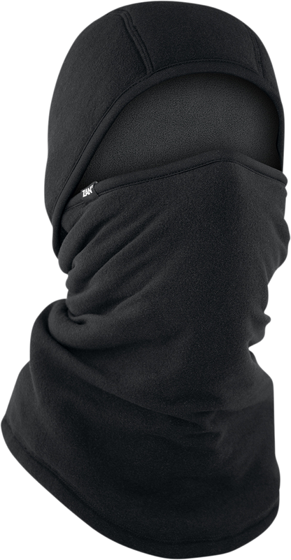 ZAN HEADGEAR SportFlex Low-Pile Fleece Balaclava - Black WBLL114