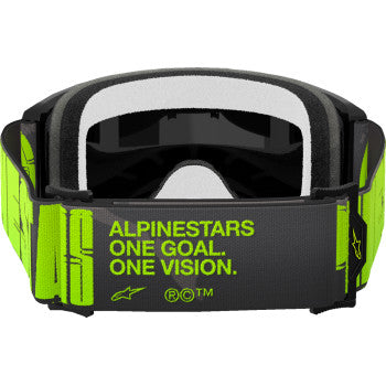 ALPINESTARS GOGGLES Vision 5 Goggle - Hollow - Charcoal/Yellow Fluo - Silver Mirror 5102225-1470