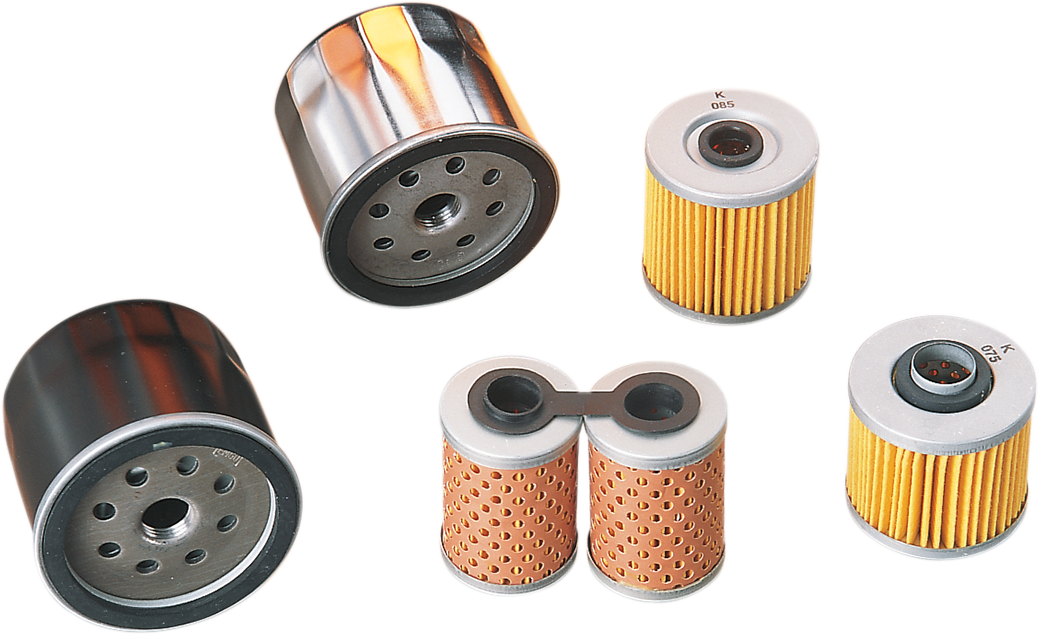 DRAG SPECIALTIES Filtro de aceite - Cromo 14-0020C-BX18 