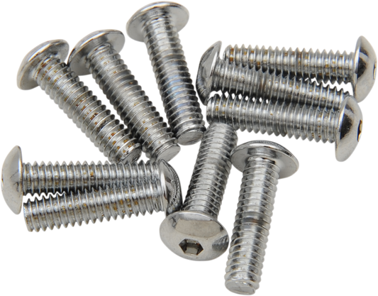 DRAG SPECIALTIES Bolts - Button-Head - 8-32 x 1/2" MPB261