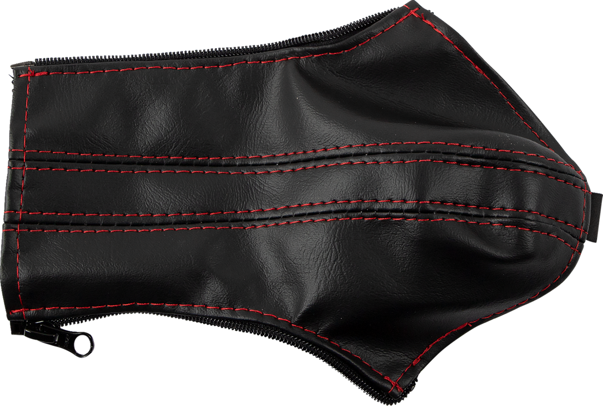 SHOW CHROME Cover - E-Brake - Slingshot - Red Stitch H44-6RED