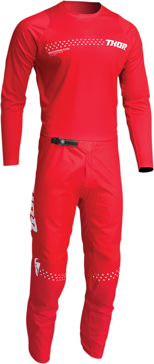 THOR Sector Minimal Jersey - Red - Large 2910-6433