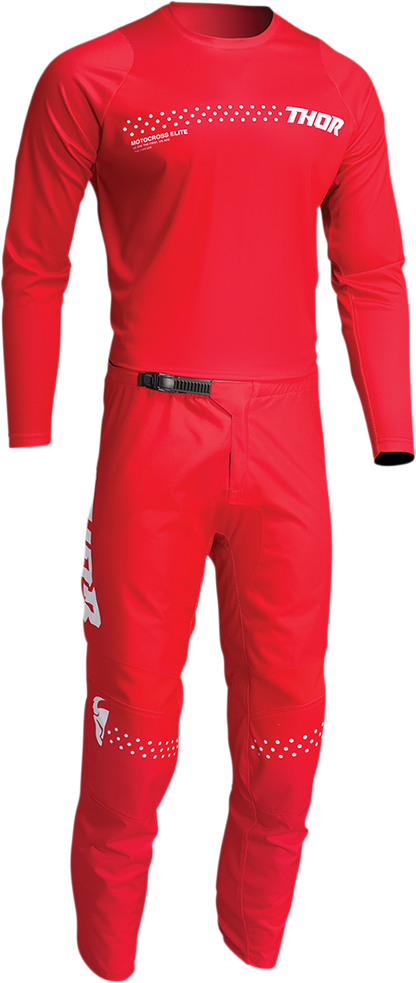 THOR Sector Minimal Jersey - Red - Large 2910-6433