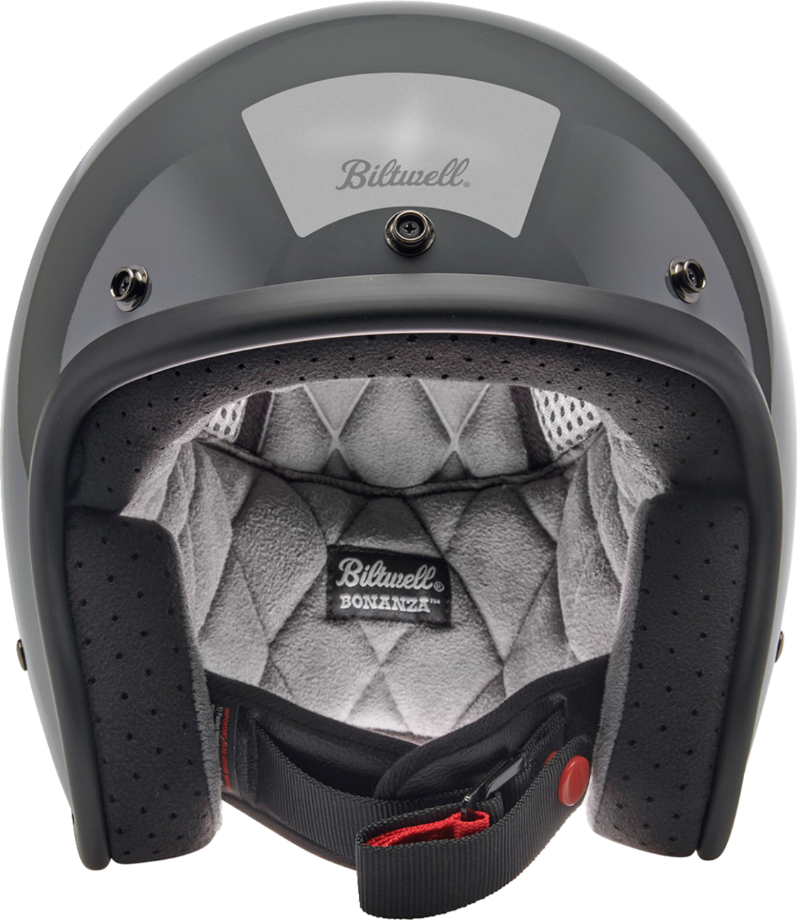 BILTWELL Bonanza Helmet - Gloss Storm Gray - Small 1001-165-202