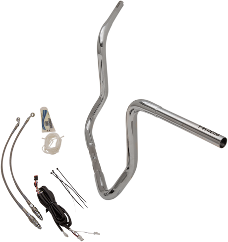 FAT BAGGERS INC. Handlebar Kit - Rounded Top - 14" - Chrome 909514