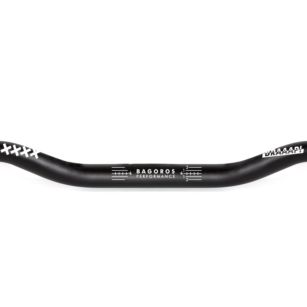 Bagoros Performance Handlebar 28 mm clamp - Bagoros Performance Edition - UNIVERSAL - Side 010071HBR10030BK