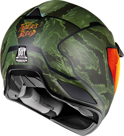 ICON Domain™ Helmet - Tiger's Blood - Green - 2XL 0101-14928