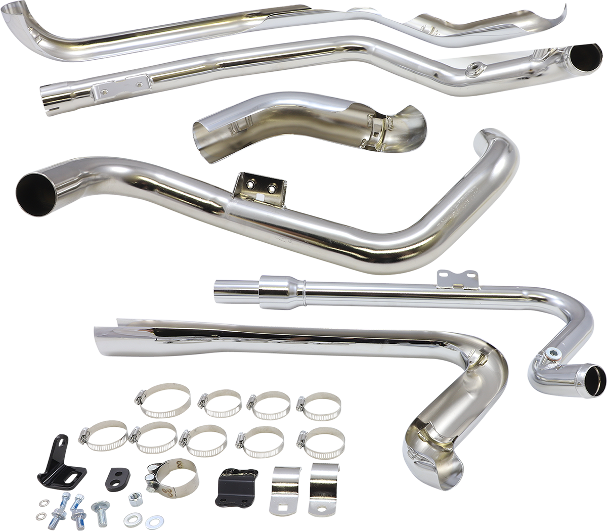 COBRA True Dual Headpipes - Chrome - Dresser TRUEDUAL,NOT POWERPORT 6257