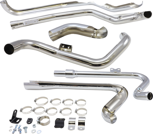 COBRA True Dual Headpipes - Chrome - Dresser TRUEDUAL,NOT POWERPORT 6257