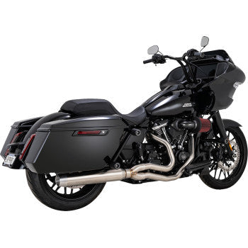 VANCE & HINES 2-into-1 Gaslighter Exhaust System with Heat Shields - M8 Touring - Brushed   27346