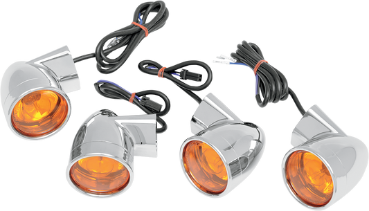 DRAG SPECIALTIES Bullet Turn Signal Lights FLT 12-0224