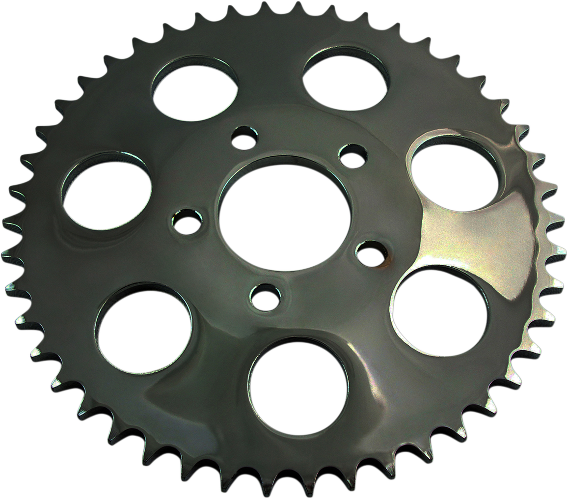 DRAG SPECIALTIES Rear Sprocket - Gloss Black - Dished - 48 Tooth 16424EB