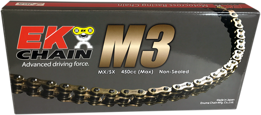 EK 520 M3 - Chain - 120 Links - Gold 520M3-120G