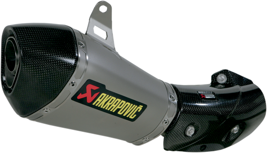 AKRAPOVIC Silenciador de escape deslizante Triángulo Titanio Ninja ZX-10R 2011-2015 S-K10SO7T-HASZ 1811-2300 