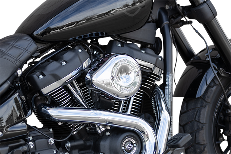 S&S CYCLE Mounted Air Cleaner - Chrome - M8 FIT 17-21 MODELS 170-0435C