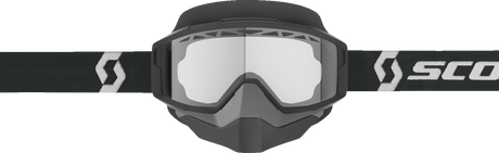 SCOTT Split OTG Snow Goggle - Black/White - Clear 285543-1007043