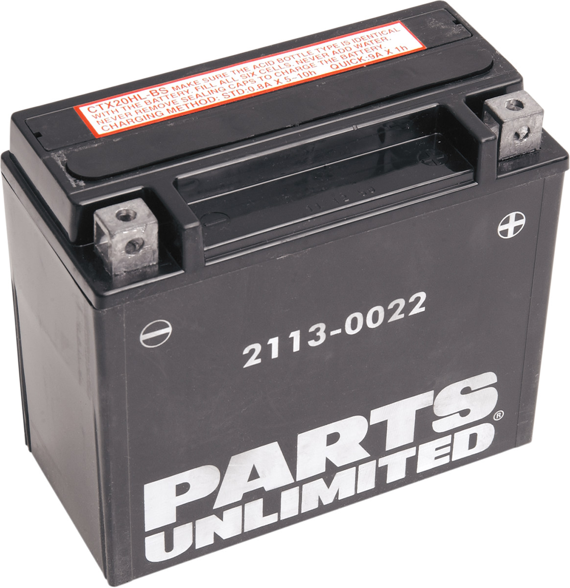 Parts Unlimited Agm Battery - Ytx20hl-Bs .948 L Ctx20hl-Bs