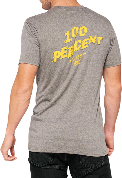 100% Dakota T-Shirt - Heather Gray - Small 32130-188-10