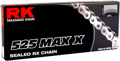 RK 525 Max X - Chain - 120 Links - Gold 525MAXX-120-GG