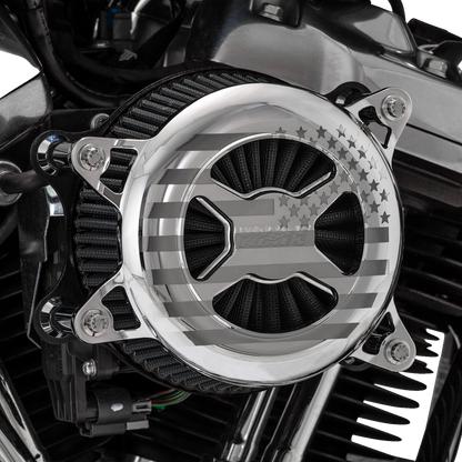 VANCE & HINES VO2 America Air Cleaner - Chrome - M8 72045FG