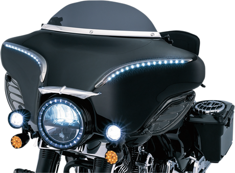 KURYAKYN Stamped Trim - Chrome - FLHT 1310