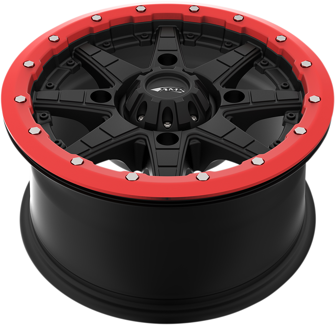 AMS Ring Beadlock - Red - 15" 15B04