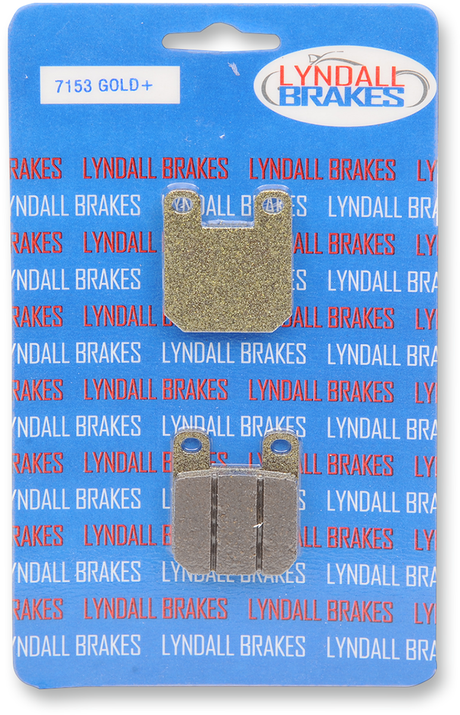 LYNDALL RACING BRAKES LLC Brake Pads - Gold+ PM 2 Piston 7153-GPLUS