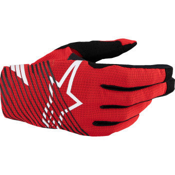 ALPINESTARS Radar Pro MX Gloves - Bright Red - Large 3560325-3010-L