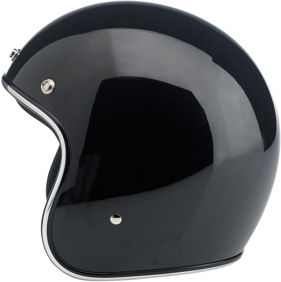 BILTWELL Bonanza Helmet - Gloss Black - Small 1001-101-202