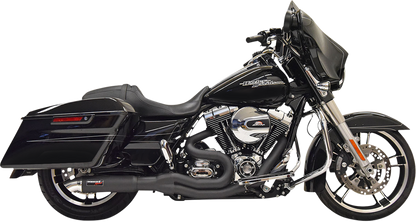 BASSANI XHAUST 2:1 Exhaust - Black 1F68B