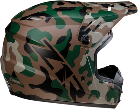 Z1R Youth Rise Helmet - Camo - Woodland - Medium 0111-1259