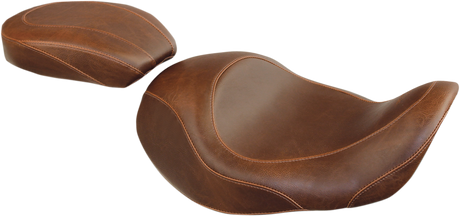 MUSTANG Wide Tripper Forward Solo Seat - Brown 76708