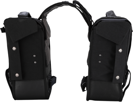 BURLY BRAND Throw-Over Saddlebag - Black B15-1002B