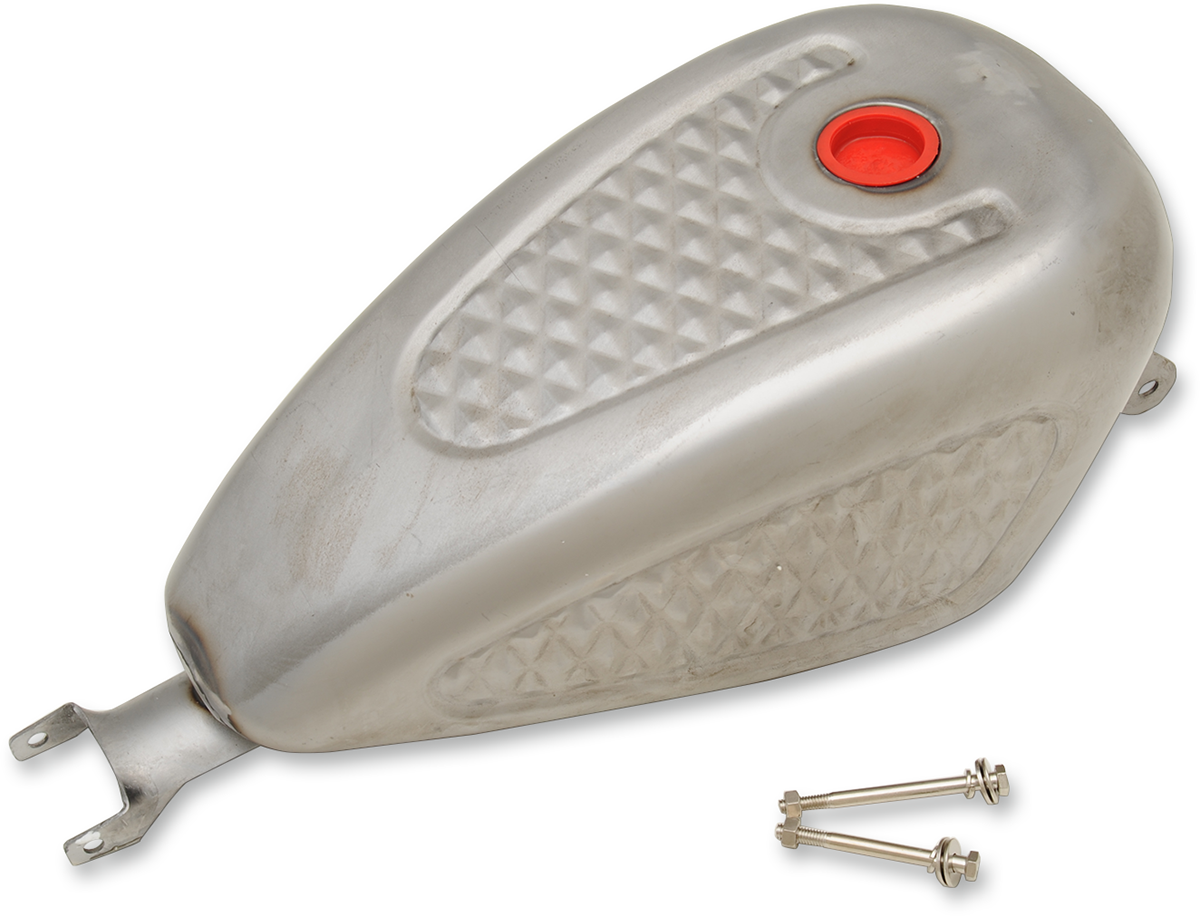 DRAG SPECIALTIES Tanque de gasolina personalizado estilo diamante - 3 galones 63585D 