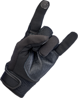 BILTWELL Baja Gloves - Black Out - Medium 1508-0101-303