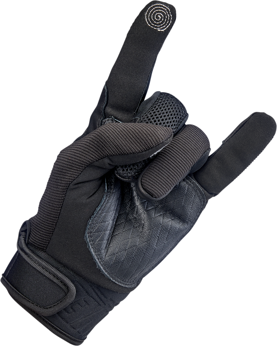 BILTWELL Baja Gloves - Black Out - XS 1508-0101-301