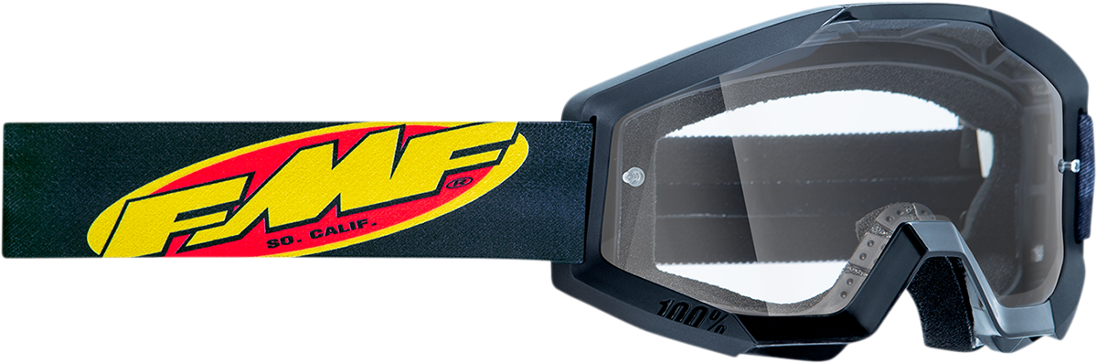 FMF Youth PowerCore Goggles - Core - Black - Clear F-50054-00002 2601-3017