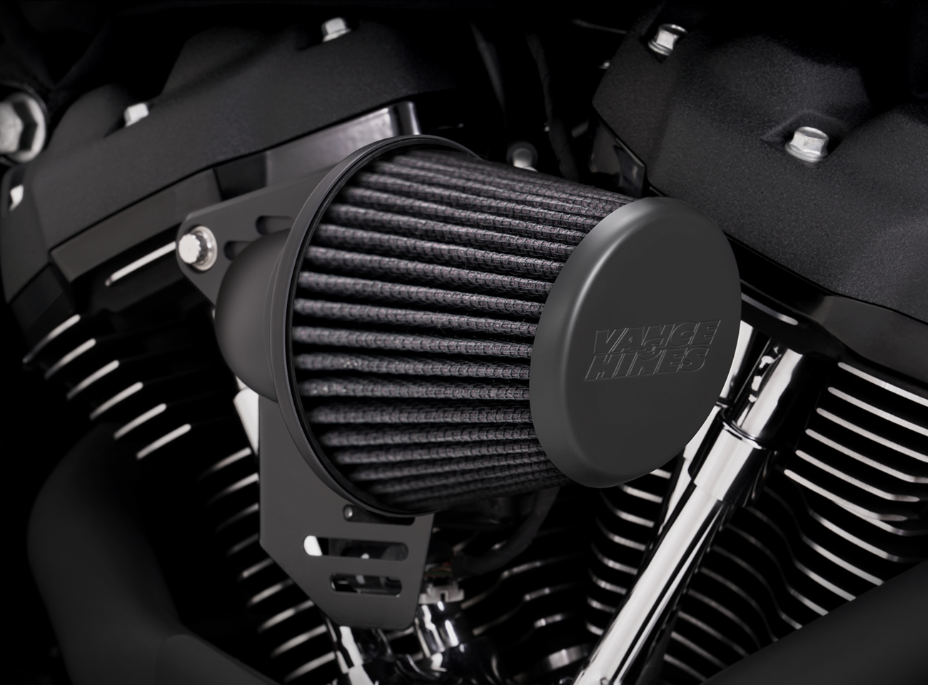 VANCE & HINES VO2 Falcon Air Intake - Black - M8 41061