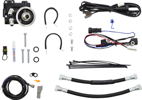 ULTRACOOL Oil Cooler Kit - Naked - Indian - Black IN-1N