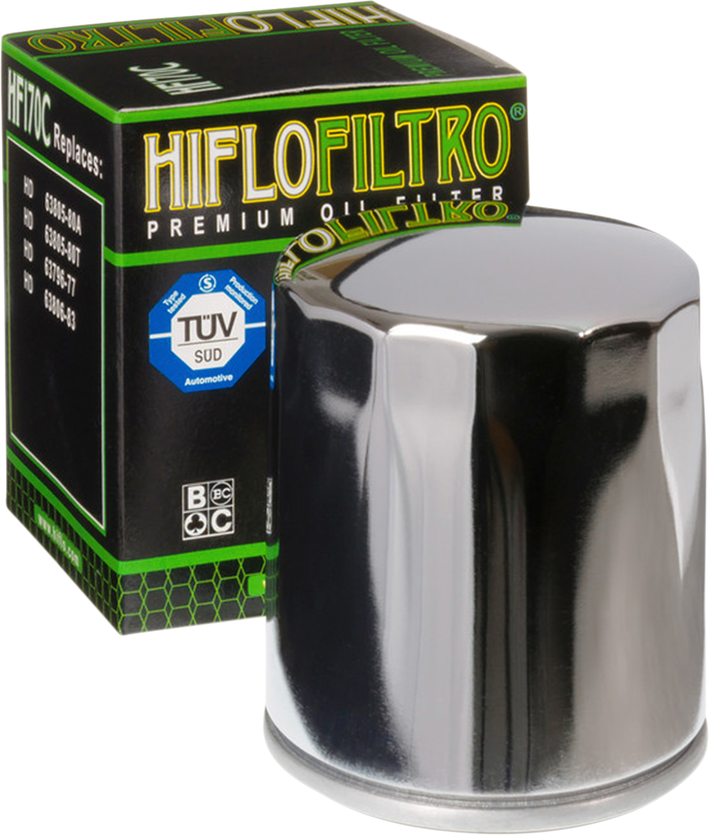 HIFLOFILTRO Oil Filter - Chrome HF170C