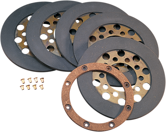 DRAG SPECIALTIES Clutch Plate Kit 17-0010A-BOX