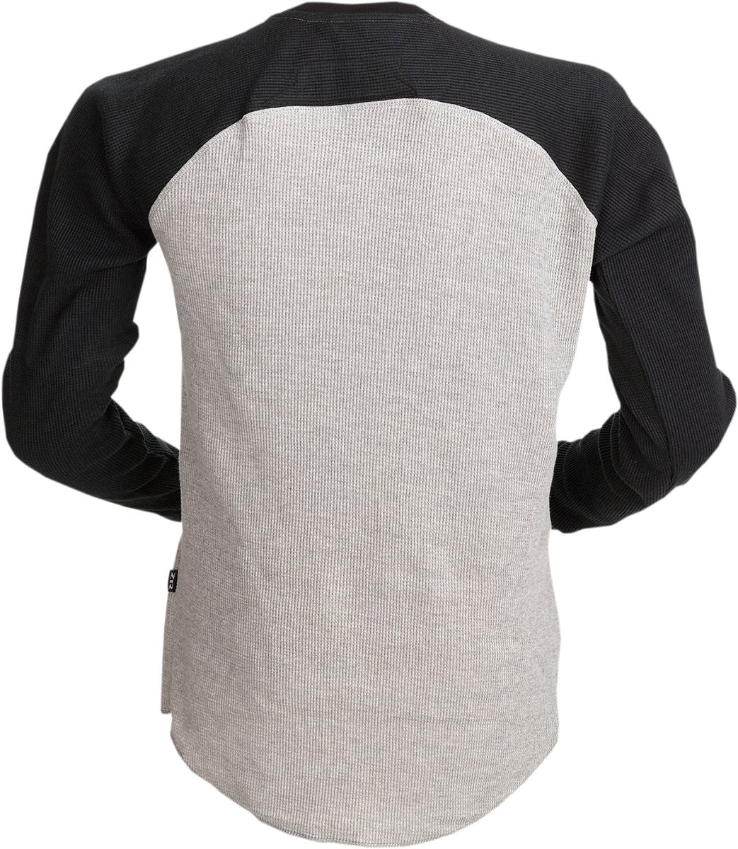 Z1R Waffle Long-Sleeve Shirt - Gray - 3XL 2840-0154