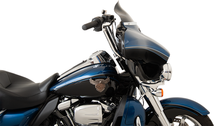 KLOCK WERKS Flare™ Windshield - 6-1/2" - Black - '96-'13 FLHT KWW-01-0200